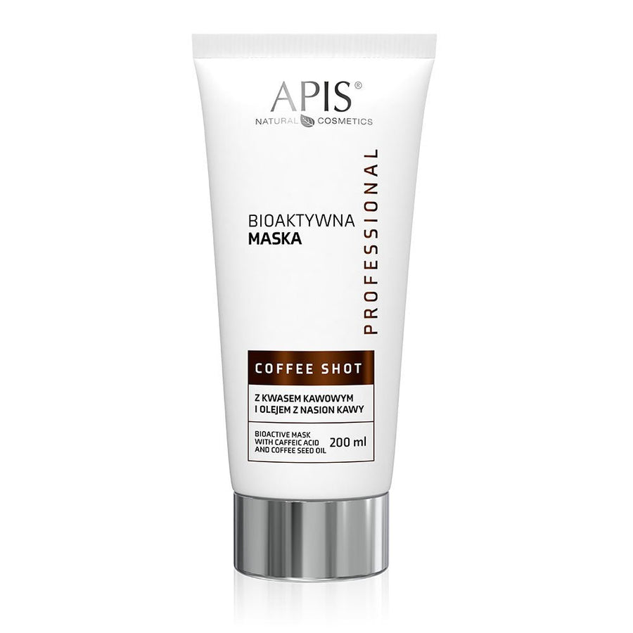 APIS Coffee Shot - Bioactive Mask with Caffeic Acid & Coffee Seed Oil 200ml - APIS - Vesa Beauty