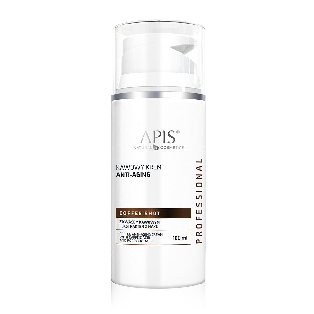 APIS Coffee Shot - Coffee Anti-Aging Cream with Caffeic Acid & Poppy Extract 100ml - APIS - Vesa Beauty