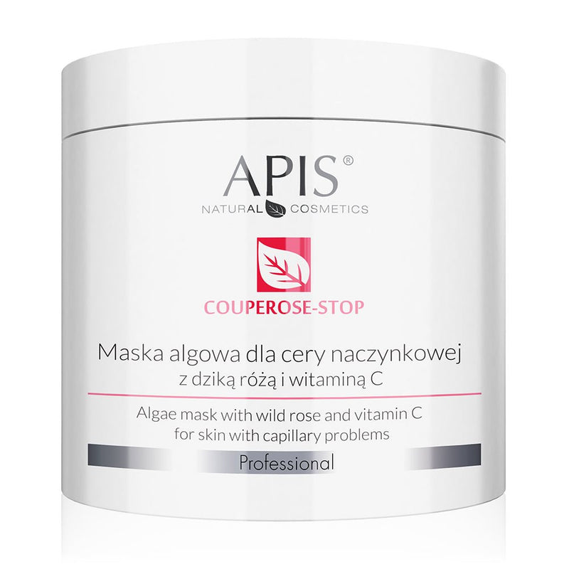 APIS Couperose-Stop - Algae Mask with Wild rose & Vitamin C for skin with capillary problems 200g - APIS - Vesa Beauty
