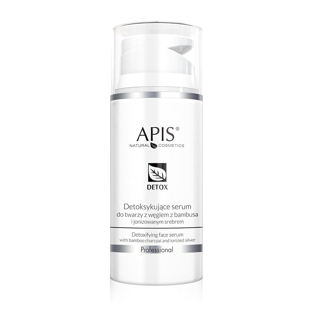 APIS Detox - Detoxifying Face Serum with Bamboo Charcoal & Ionized Silver 100ml - APIS - Vesa Beauty