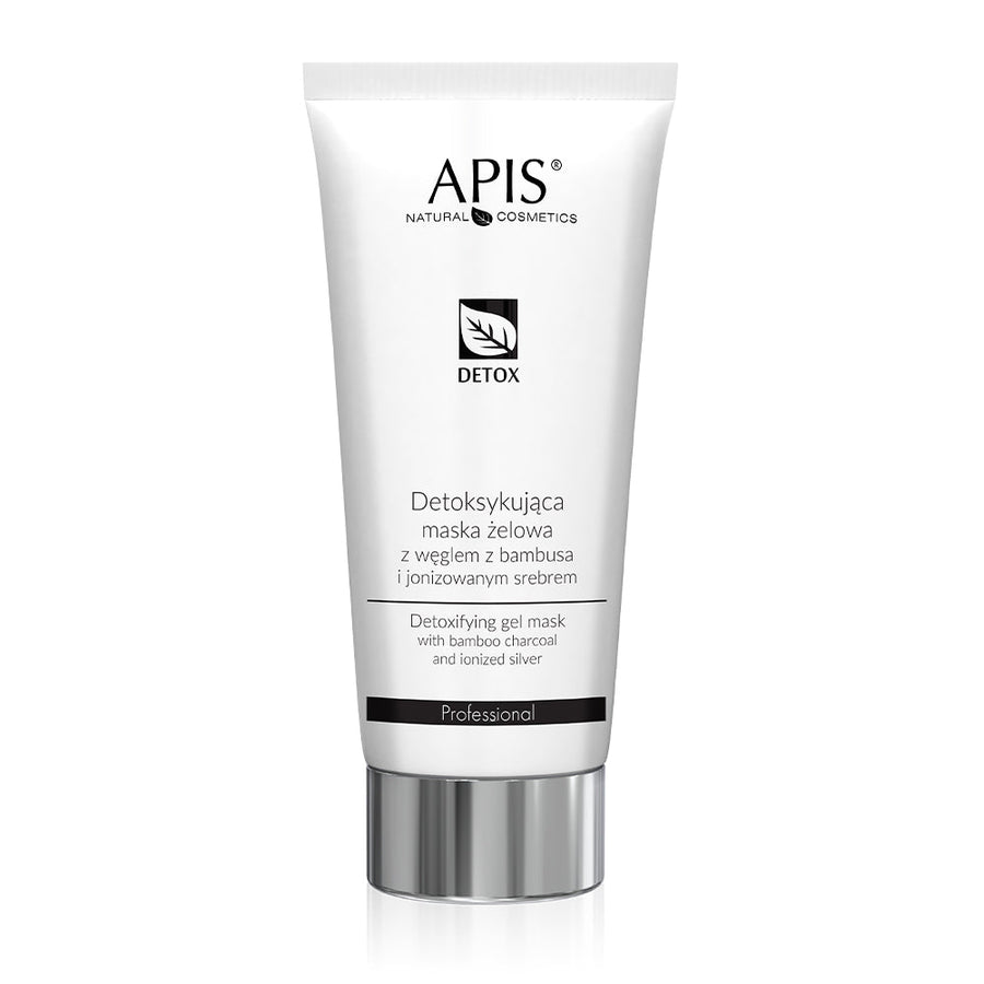 APIS Detox - Detoxifying Gel Mask with Bamboo Charcoal & Ionized Silver 200ml - APIS - Vesa Beauty