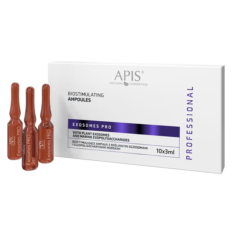 APIS EXOSOMES PRO Biostimulating Ampoules with Plant Exosomes 10x3ml - APIS - Vesa Beauty