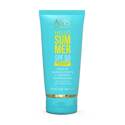 APIS Hello Summer - Face Sunscreen with Cellular Nectar SPF50 50ml - APIS - Vesa Beauty