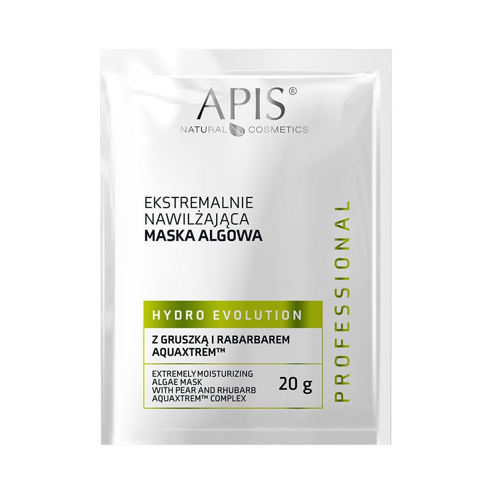 APIS Hydro Evolution - Extremely Moisturizing Algae Mask with Pear & Rhubarb AQUAXTREM™ complex 20g - APIS - Vesa Beauty