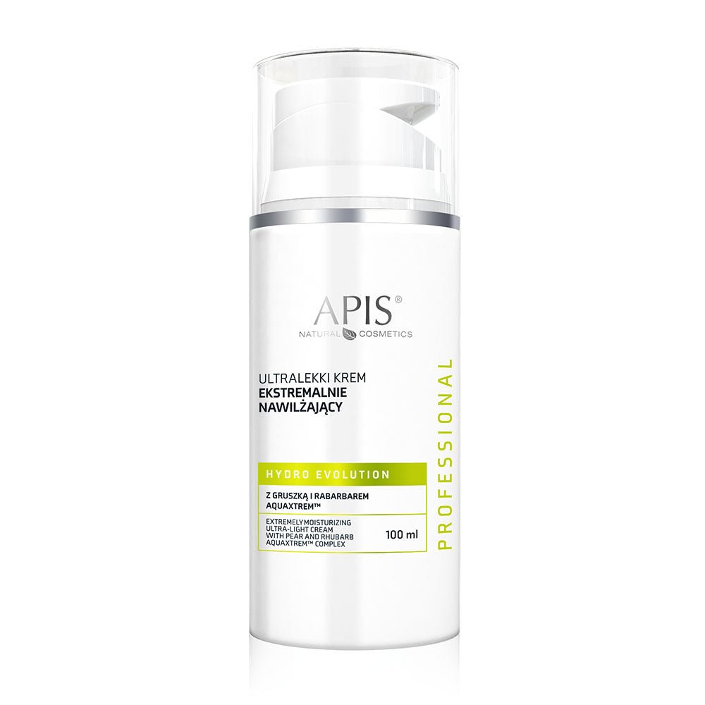 APIS Hydro Evolution - Extremely Moisturizing Ultra-Light Cream with Pear & Rhubarb AQUAXTREM™ complex 100ml - APIS - Vesa Beauty