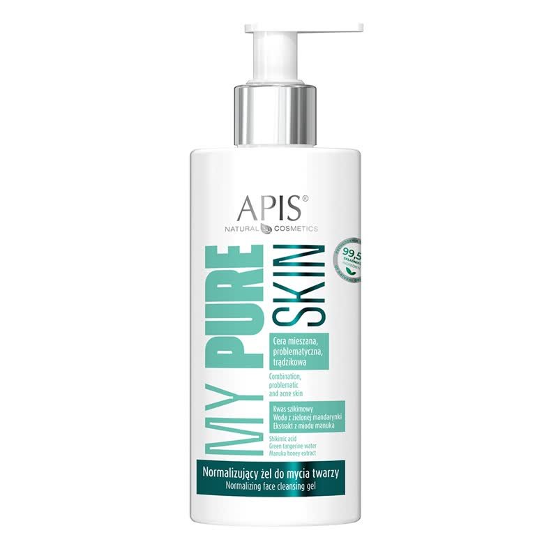 APIS MY PURE SKIN Normalizing Face Cleansing Gel 300ml - APIS - Vesa Beauty