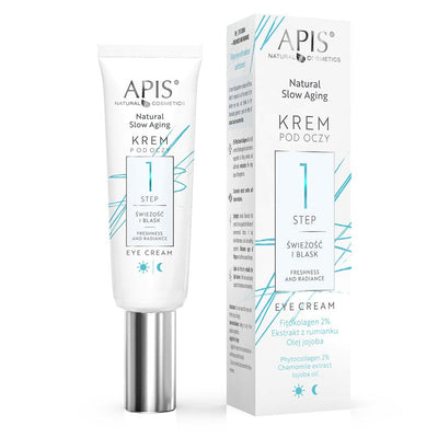 APIS Natural Slow Aging - Eye Cream STEP 1 Freshness & Radiance 15ml - APIS - Vesa Beauty