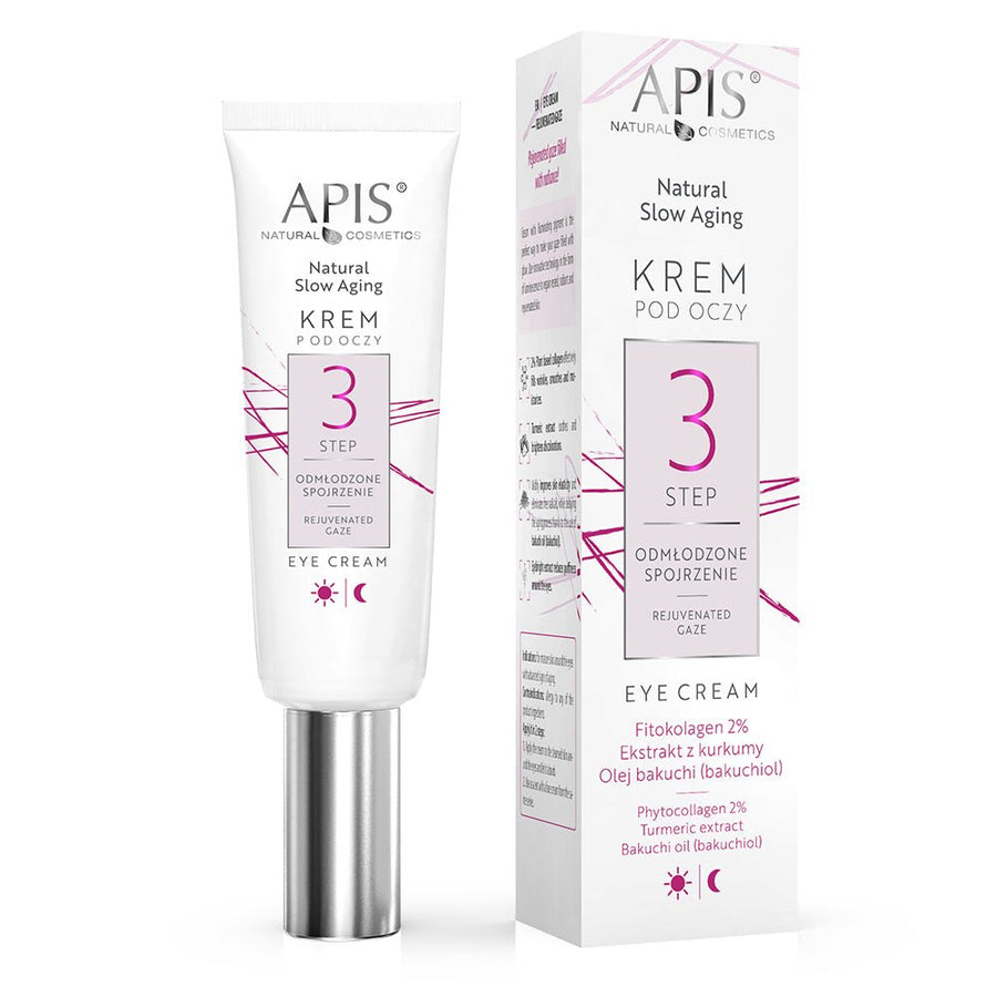 APIS Natural Slow Aging - Eye Cream STEP 3 Rejuvenated Gaze 15ml - APIS - Vesa Beauty