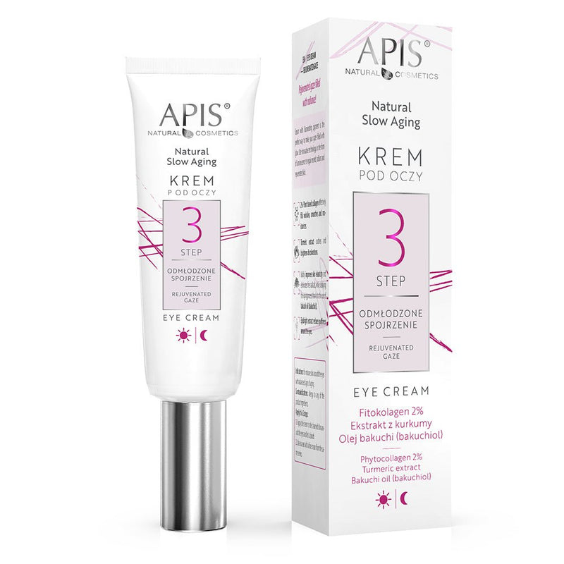 APIS Natural Slow Aging - Eye Cream STEP 3 Rejuvenated Gaze 15ml - APIS - Vesa Beauty