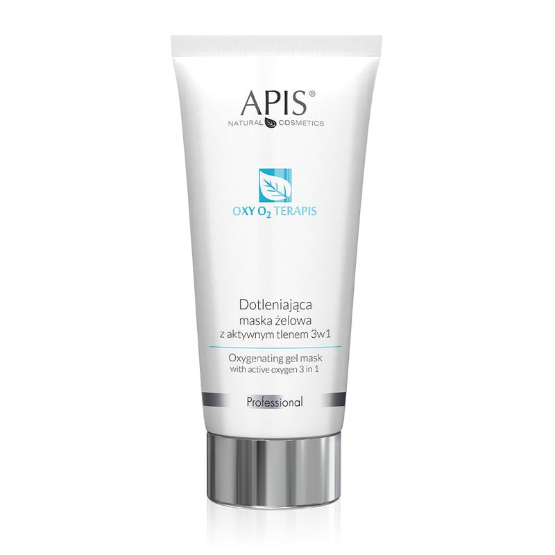 APIS OXY O2 Terapis - Oxygenating Gel Mask with active oxygen 3in1 200ml - APIS - Vesa Beauty