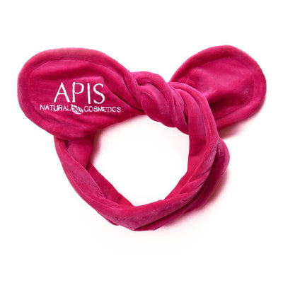 APIS Pink cosmetic headband - tied ears - APIS - Vesa Beauty