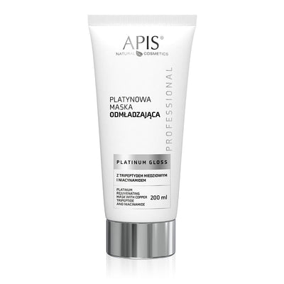 APIS Platinum Gloss - Platinum Rejuvenating Mask with Copper tripeptide & Niacinamide 200ml - APIS - Vesa Beauty
