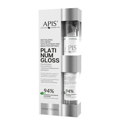 APIS Platinum Gloss - Revitalizing Eye Cream with Platinum & Bioactive Peptides 10ml - APIS - Vesa Beauty