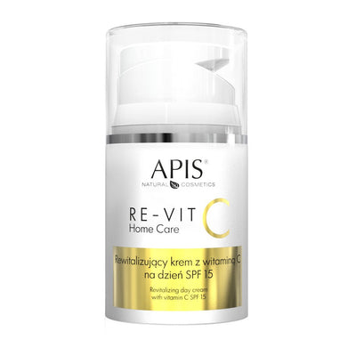 APIS RE-VIT C Home Care - Revitalizing Day Cream with vitamin C SPF15 50ml - APIS - Vesa Beauty
