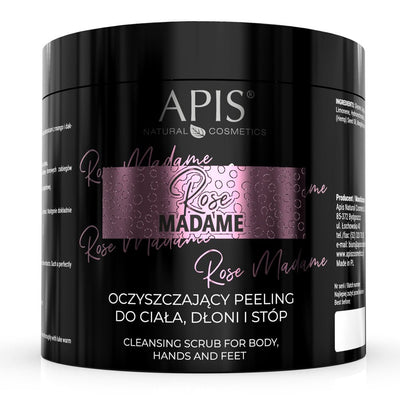 APIS Rose Madame - Cleansing Scrub for Body, Hands & Feet 700g - APIS - Vesa Beauty