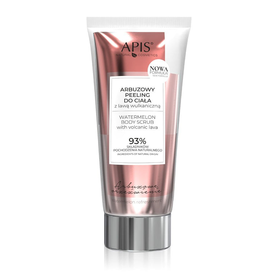 APIS Watermelon Body Scrub with volcanic lava 200ml - APIS - Vesa Beauty