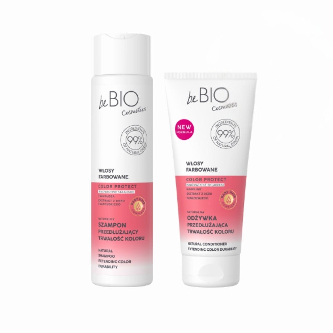 Baby Hair Complex - Coloured Hair Set: Shampoo 300ml + FREE Conditioner 200ml - beBIO Ewa Chodakowska - Vesa Beauty