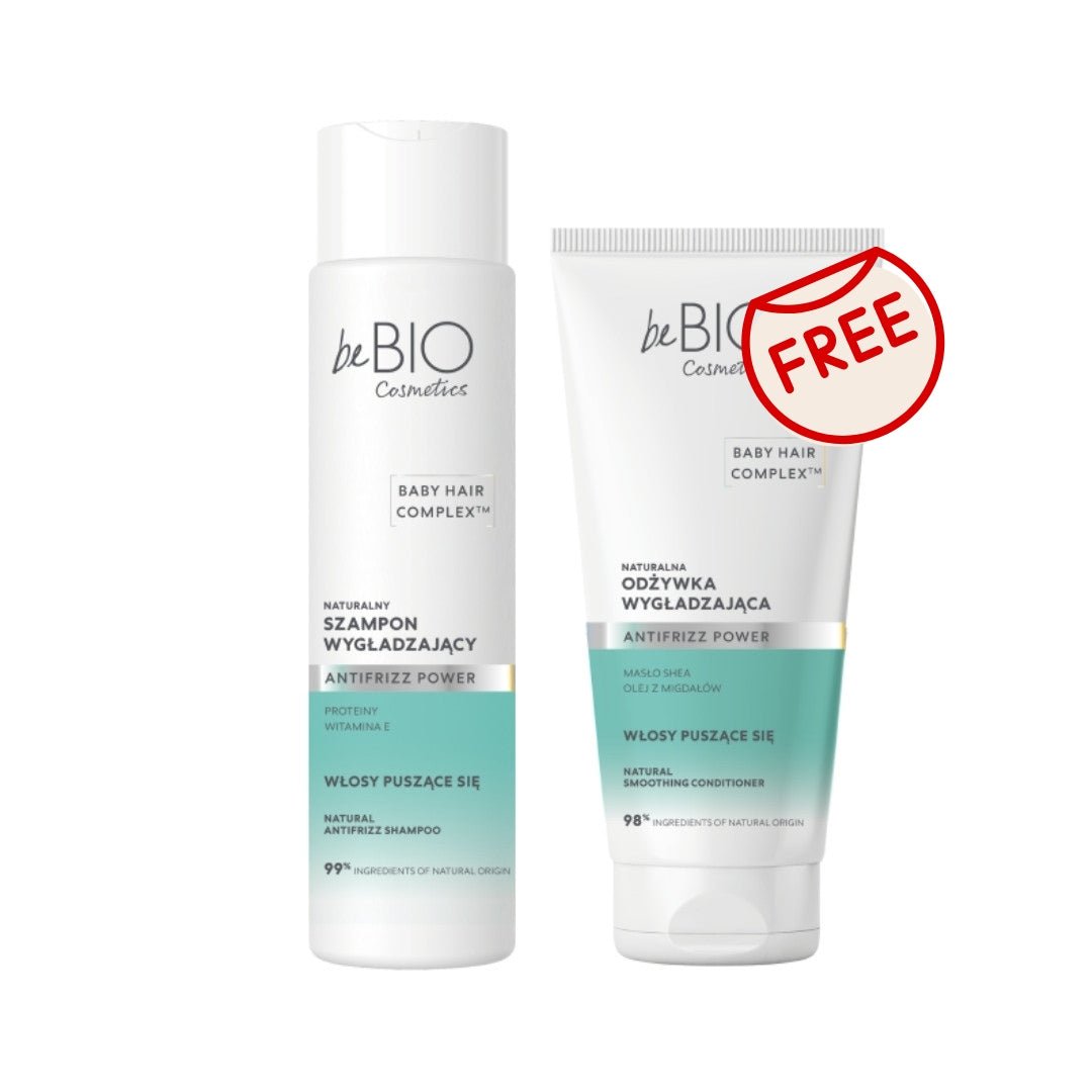 Baby Hair Complex - Frizzy Hair Set: Shampoo 300ml + FREE Conditioner 200ml - beBIO Ewa Chodakowska - Vesa Beauty