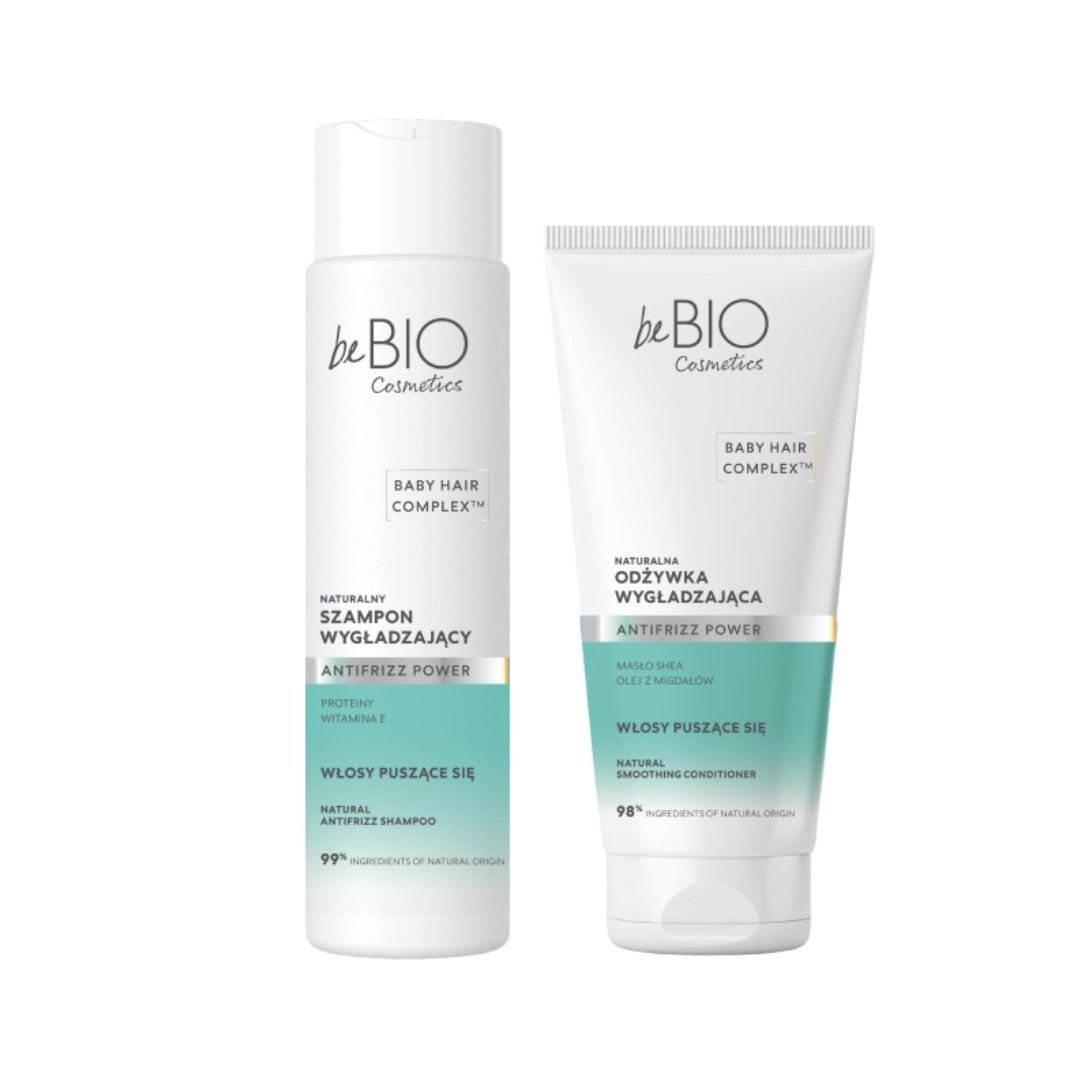 Baby Hair Complex - Frizzy Hair Set: Shampoo 300ml + FREE Conditioner 200ml - beBIO Ewa Chodakowska - Vesa Beauty