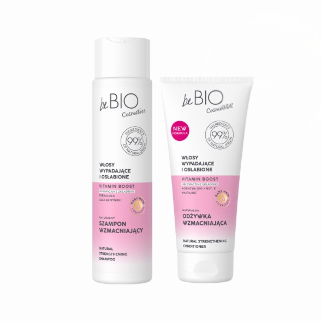 Baby Hair Complex - Losing Hair Set: Shampoo 300ml + FREE Conditioner 200ml - beBIO Ewa Chodakowska - Vesa Beauty