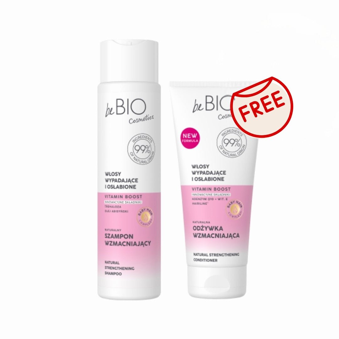 Baby Hair Complex - Losing Hair Set: Shampoo 300ml + FREE Conditioner 200ml - beBIO Ewa Chodakowska - Vesa Beauty