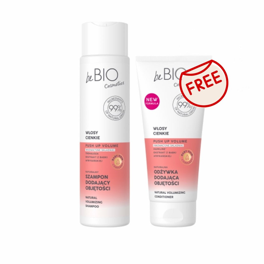 Baby Hair Complex - Thin Hair Set: Shampoo 300ml + FREE Conditioner 200ml - beBIO Ewa Chodakowska - Vesa Beauty