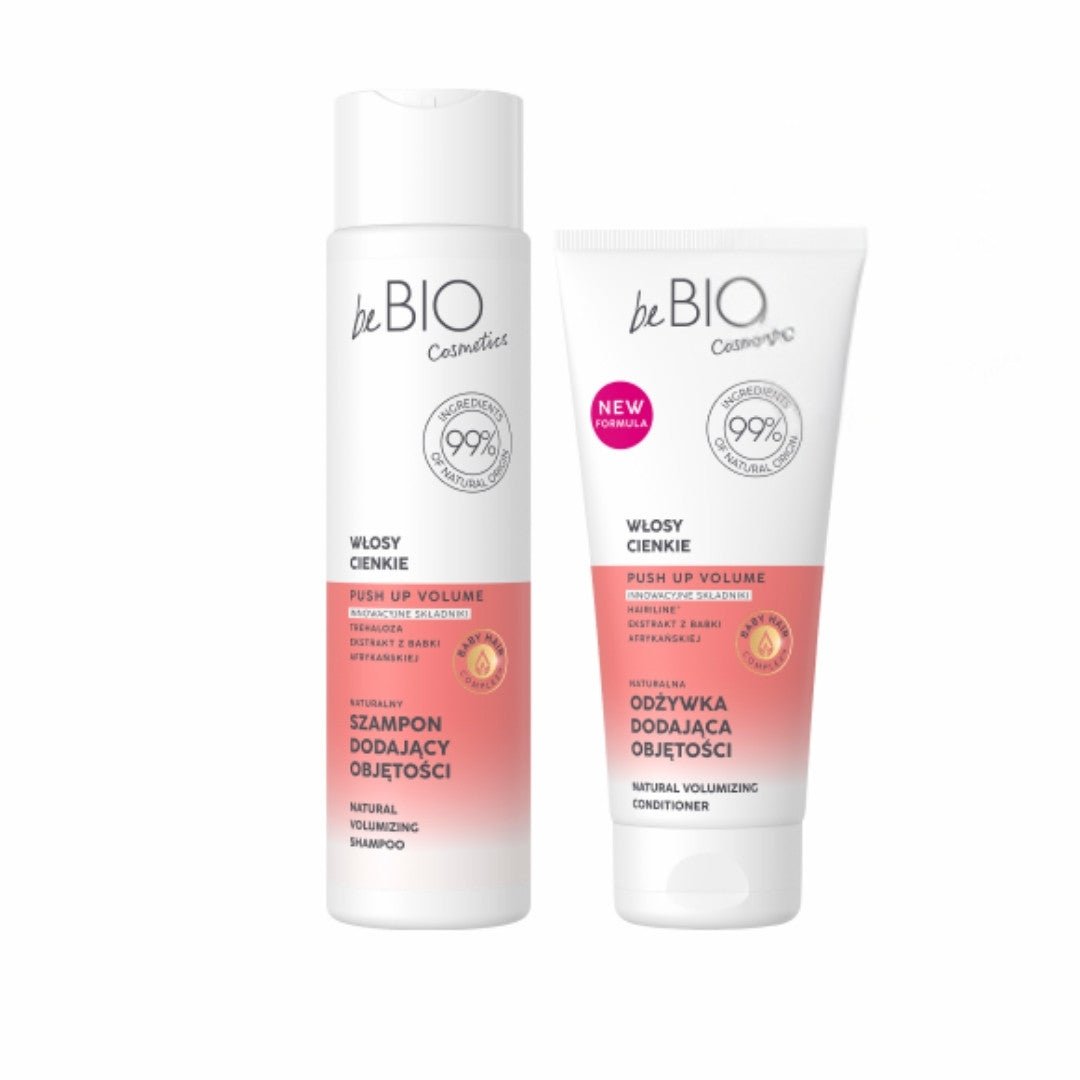 Baby Hair Complex - Thin Hair Set: Shampoo 300ml + FREE Conditioner 200ml - beBIO Ewa Chodakowska - Vesa Beauty