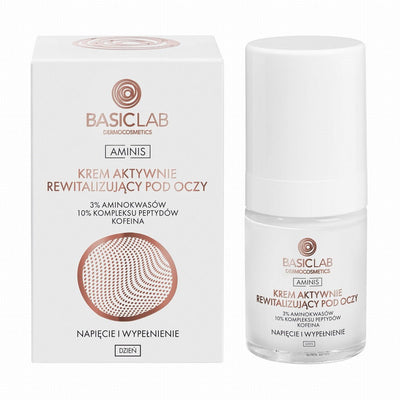 BasicLab Aminis Actively Revitalizing Day Eye Cream with 3% Amino Acids 18ml - BasicLab - Vesa Beauty