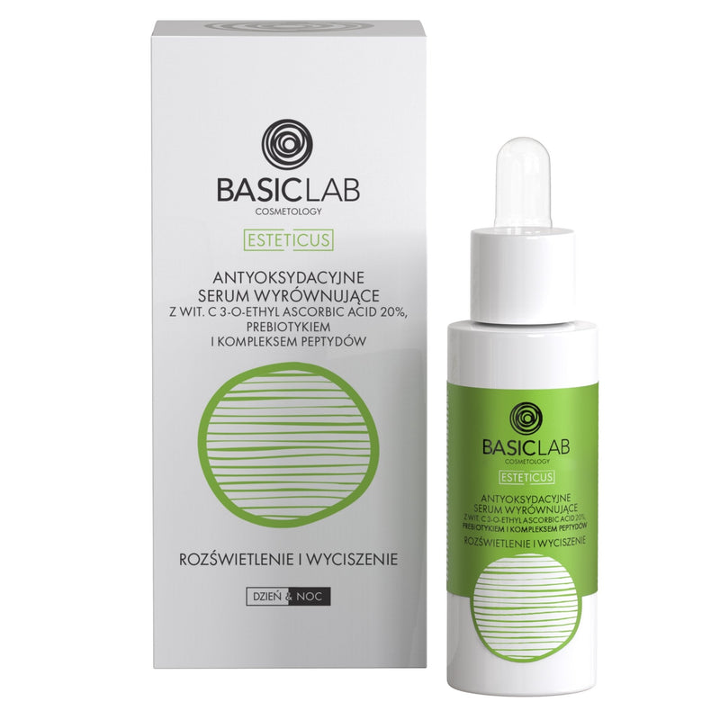 BasicLab Antioxidant levelling serum with vit. C 20% with peptide complex 30ml - BasicLab - Vesa Beauty