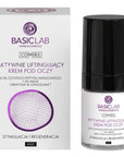 BasicLab COPPERIS Actively lifting night cream for eyes: 0.3% pure copper peptide 15ml - BasicLab - Vesa Beauty