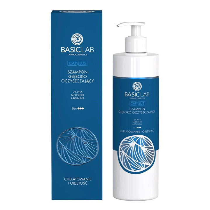 BasicLab Deep Cleansing Shampoo 3% PHA, urea, arginine 300ml - BasicLab - Vesa Beauty