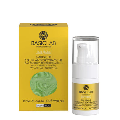 BasicLab Emulsion Antioxidant Serum with 6% Ascorbyl Tetraisopalmitate 15ml - BasicLab - Vesa Beauty