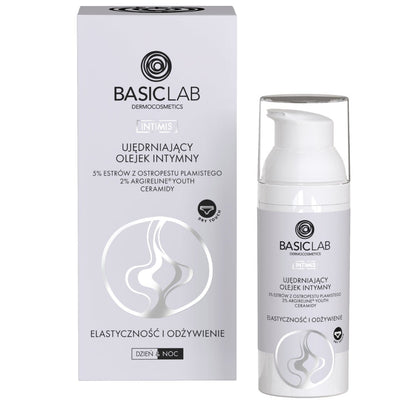 BasicLab Firming Intimate Oil with 5% Milk Thistle Esters, 2% Argireline™ Youth Peptide, Ceramides 50ml - BasicLab - Vesa Beauty