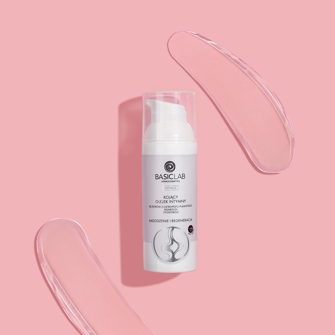 BasicLab INTIMIS Soothing Intimate Oil with 5% milk thistle esters, bisabolol and phytosterols 50ml - BasicLab - Vesa Beauty