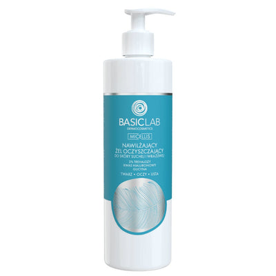 BasicLab Moisturizing cleansing gel for dry and sensitive skin 300ml - BasicLab - Vesa Beauty