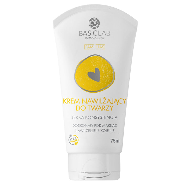 BasicLab Moisturizing face cream. Light consistency 75ml - BasicLab - Vesa Beauty
