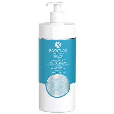 BasicLab Moisturizing Micellar Water for Dry and Sensitive skin 500ml - BasicLab - Vesa Beauty