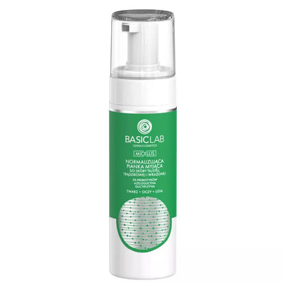 BasicLab Normalizing Cleansing Foam for oily, acne-prone and sensitive skin 150ml - BasicLab - Vesa Beauty