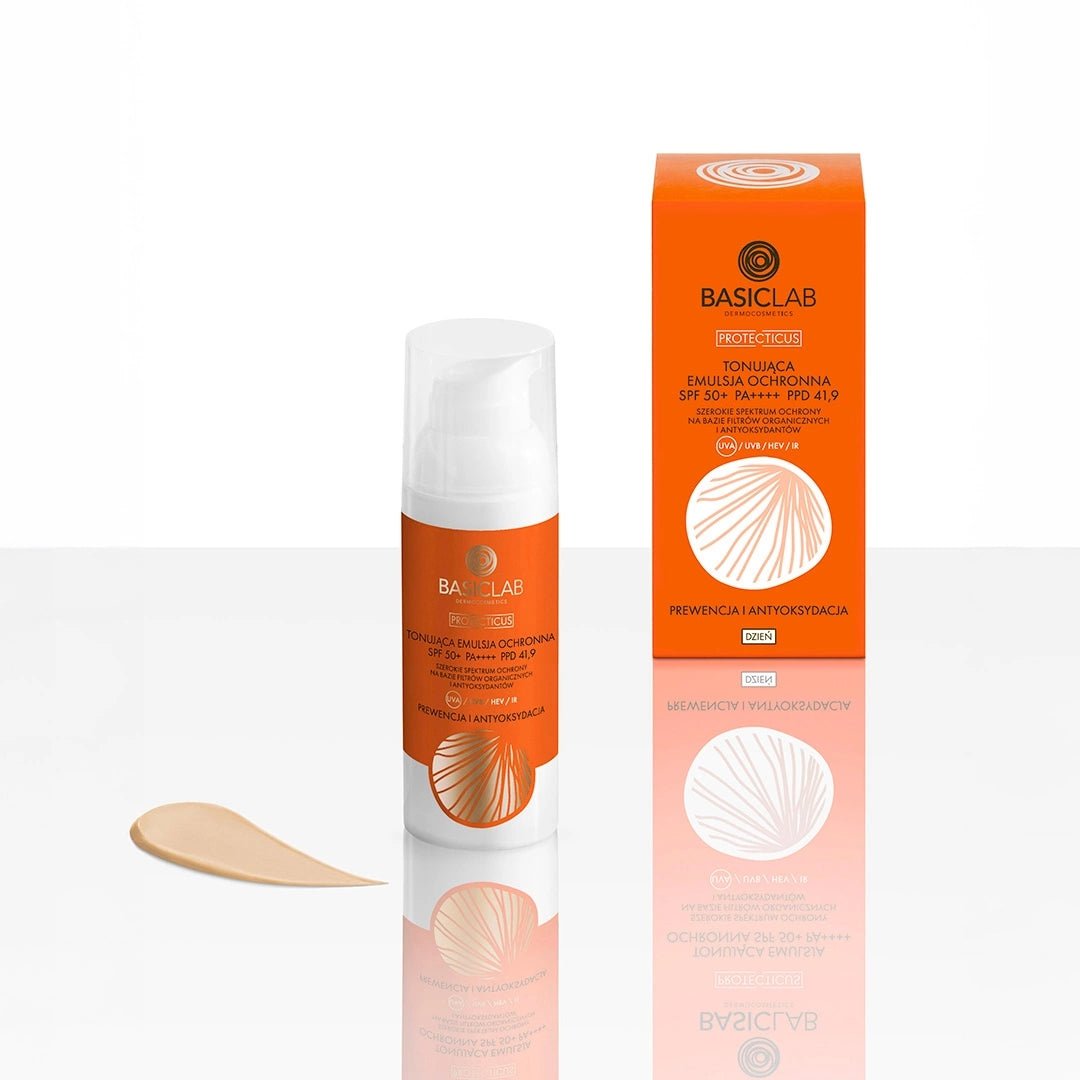 BasicLab PROTECTICUS Toning Protective Emulsion SPF50++++ 50ml - BasicLab - Vesa Beauty