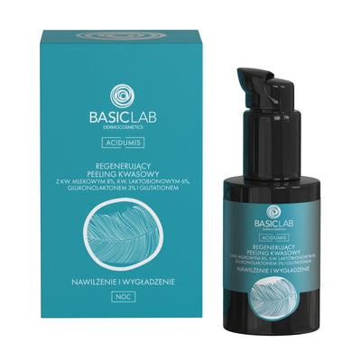 BasicLab Regenerating acid peeling 8% lactic acid, 6% lactobionic acid 30ml - BasicLab - Vesa Beauty