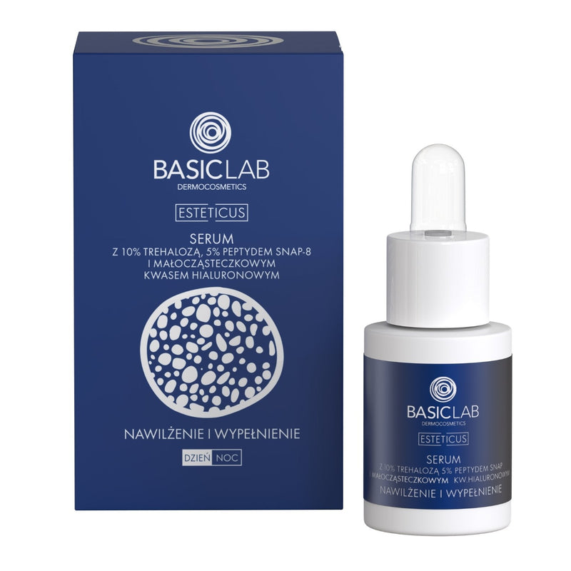 BasicLab Serum with Trehalose 10% and 5% Peptide 15ml - BasicLab - Vesa Beauty