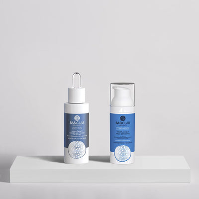 BasicLab SET 6: Ultralight Moisturizing Cream with Ectoin 50ml + Emu - gel with 4% Ectoin 30ml | Ultralight Moisturizing Duo - BasicLab - Vesa Beauty