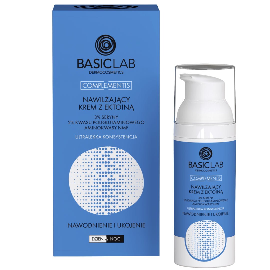 BasicLab SET 6: Ultralight Moisturizing Cream with Ectoin 50ml + Emu - gel with 4% Ectoin 30ml | Ultralight Moisturizing Duo - BasicLab - Vesa Beauty