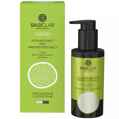 BasicLab Smoothing Micro-Exfoliating Liquid with 2% BHA & Exfoliating Tripeptide 100ml - BasicLab - Vesa Beauty