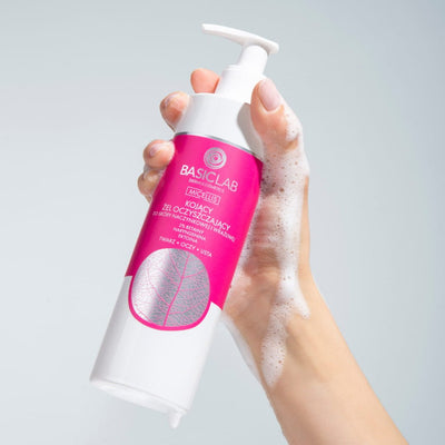 BasicLab Soothing cleansing gel for vascular and sensitive skin 300ml - BasicLab - Vesa Beauty