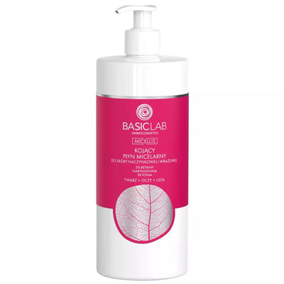 BasicLab Soothing Micellar Water for Capillary and Sensitive skin 500ml - BasicLab - Vesa Beauty