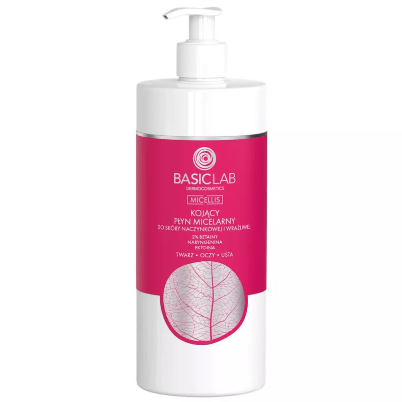BasicLab Soothing Micellar Water for Capillary and Sensitive skin 500ml - BasicLab - Vesa Beauty