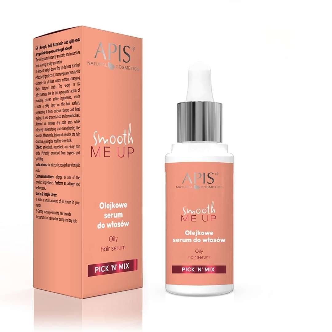 BB 02/04/2027 APIS PICK'N'MIX smooth me up - Oily Hair Serum 30ml - APIS - Vesa Beauty