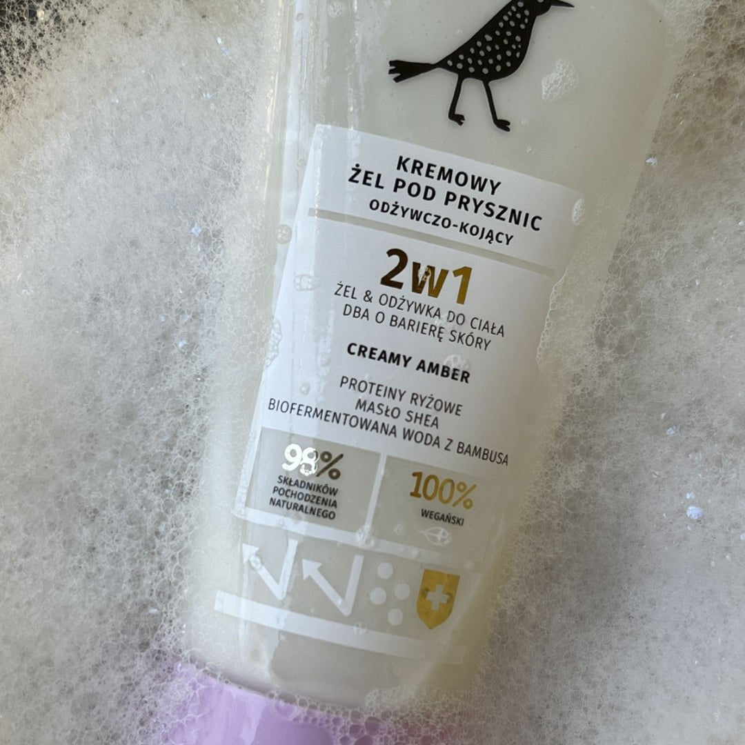 BB 12/2026 Creamy Amber - Nourishing & Soothing Creamy Shower Gel 200ml - Yope - Vesa Beauty