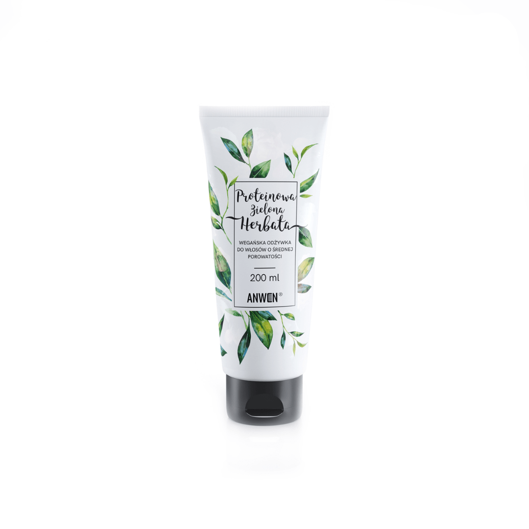BB 25/11/2025 Conditioner for medium and low porosity hair PROTEIN GREEN TEA 200ml - Anwen - Vesa Beauty